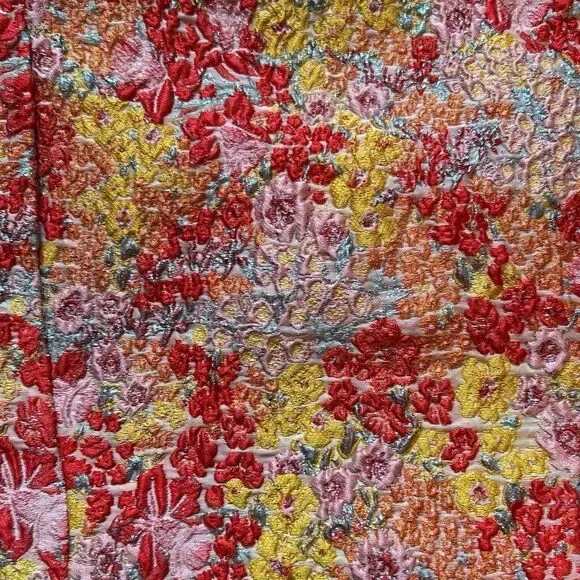 Lulu’s Ellarina Pink Multi Metallic Tie-Strap Two-Piece Midi Dress Set Small - Picture 5 of 12